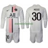 Maillot à Manches Longues Paris Saint-Germain Lionel Messi 30 Extérieur 2021-22 Pour Enfant